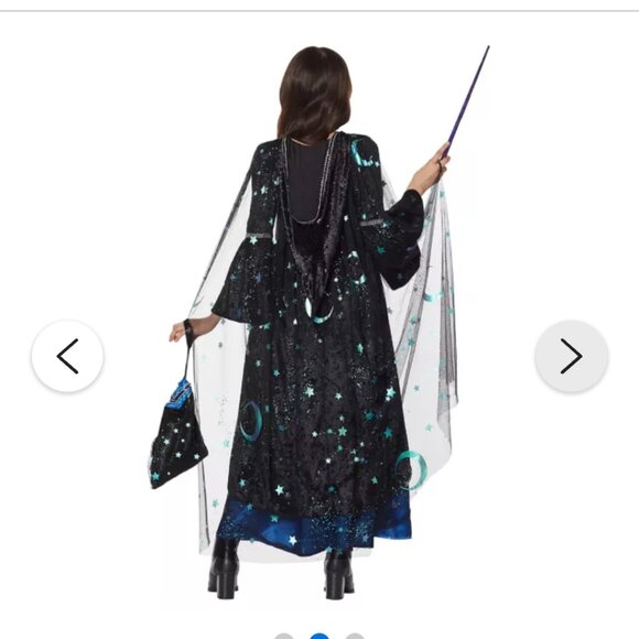 Girls Midnight Sorceress Costume - Picture 2 of 5